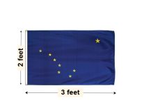 2'x3' Alaska Nylon Outdoor Flag